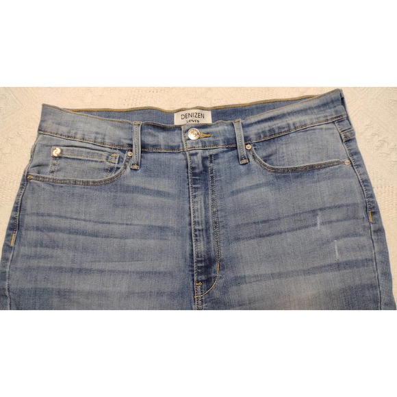 Levi's Denizen Womens size 17 distressed denim ankle high rise jegging - Picture 2 of 9